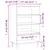 Produktbild 9 för Högskåp vit högglans 57x35x90 cm konstruerat trä
