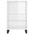 Produktbild 4 för Högskåp vit högglans 57x35x90 cm konstruerat trä