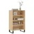 Produktbild 3 för Högskåp sonoma-ek 57x35x90 cm konstruerat trä