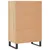 Produktbild 6 för Högskåp sonoma-ek 57x35x90 cm konstruerat trä