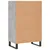 Produktbild 6 för Högskåp betonggrå 57x35x90 cm konstruerat trä