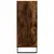 Produktbild 5 för Högskåp rökfärgad ek 57x35x90 cm konstruerat trä