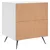 Produktbild 9 för Sängbord 2 st vit 40x35x47,5 cm konstruerat trä
