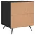 Produktbild 10 för Sängbord 2 st svart 40x35x47,5 cm konstruerat trä