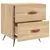 Produktbild 3 för Sängbord sonoma-ek 40x35x47,5 cm konstruerat trä