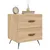 Produktbild 4 för Sängbord 2 st sonoma-ek 40x35x47,5 cm konstruerat trä