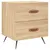 Produktbild 5 för Sängbord 2 st sonoma-ek 40x35x47,5 cm konstruerat trä