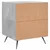 Produktbild 6 för Sängbord betonggrå 40x35x47,5 cm konstruerat trä