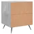 Produktbild 9 för Sängbord 2 st betonggrå 40x35x47,5 cm konstruerat trä
