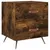 Produktbild 5 för Sängbord 2 st rökfärgad ek 40x35x47,5 cm konstruerat trä