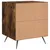 Produktbild 9 för Sängbord 2 st rökfärgad ek 40x35x47,5 cm konstruerat trä
