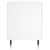 Produktbild 7 för Sängbord vit 40x35x47,5 cm konstruerat trä