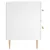 Produktbild 7 för Sängbord vit 40x35x47,5 cm konstruerat trä