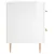 Produktbild 7 för Sängbord 2 st vit högglans 40x35x47,5 cm konstruerat trä
