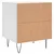 Produktbild 9 för Sängbord 2 st vit 40x35x47,5 cm konstruerat trä