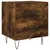 Produktbild 5 för Sängbord 2 st rökfärgad ek 40x35x47,5 cm konstruerat trä