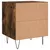 Produktbild 9 för Sängbord 2 st rökfärgad ek 40x35x47,5 cm konstruerat trä