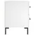 Produktbild 7 för Sängbord vit 40x35x47,5 cm konstruerat trä