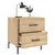 Produktbild 3 för Sängbord 2 st sonoma-ek 40x35x47,5 cm konstruerat trä