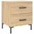 Produktbild 5 för Sängbord 2 st sonoma-ek 40x35x47,5 cm konstruerat trä