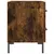 Produktbild 7 för Sängbord 2 st rökfärgad ek 40x35x47,5 cm konstruerat trä