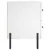 Produktbild 7 för Sängbord vit 40x35x47,5 cm konstruerat trä