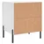 Produktbild 8 för Sängbord vit 40x35x47,5 cm konstruerat trä