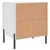 Produktbild 9 för Sängbord 2 st vit 40x35x47,5 cm konstruerat trä