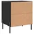 Produktbild 9 för Sängbord 2 st svart 40x35x47,5 cm konstruerat trä