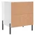 Produktbild 9 för Sängbord 2 st vit högglans 40x35x47,5 cm konstruerat trä