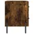Produktbild 7 för Sängbord rökfärgad ek 40x35x47,5 cm konstruerat trä