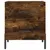 Produktbild 6 för Sängbord 2 st rökfärgad ek 40x35x47,5 cm konstruerat trä
