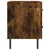 Produktbild 7 för Sängbord 2 st rökfärgad ek 40x35x47,5 cm konstruerat trä