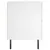 Produktbild 7 för Sängbord vit 40x35x47,5 cm konstruerat trä