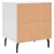 Produktbild 8 för Sängbord vit 40x35x47,5 cm konstruerat trä
