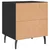 Produktbild 9 för Sängbord 2 st svart 40x35x47,5 cm konstruerat trä