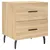 Produktbild 2 för Sängbord sonoma-ek 40x35x47,5 cm konstruerat trä