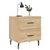 Produktbild 3 för Sängbord 2 st sonoma-ek 40x35x47,5 cm konstruerat trä