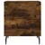 Produktbild 6 för Sängbord 2 st rökfärgad ek 40x35x47,5 cm konstruerat trä