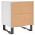 Produktbild 8 för Sängbord vit 40x35x47,5 cm konstruerat trä