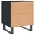 Produktbild 9 för Sängbord 2 st svart 40x35x47,5 cm konstruerat trä