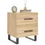 Produktbild 3 för Sängbord 2 st sonoma-ek 40x35x47,5 cm konstruerat trä