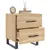 Produktbild 4 för Sängbord 2 st sonoma-ek 40x35x47,5 cm konstruerat trä