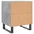 Produktbild 9 för Sängbord 2 st betonggrå 40x35x47,5 cm konstruerat trä