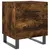 Produktbild 5 för Sängbord 2 st rökfärgad ek 40x35x47,5 cm konstruerat trä