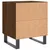 Produktbild 8 för Sängbord rökfärgad ek 40x35x47,5 cm konstruerat trä