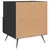 Produktbild 9 för Sängbord 2 st svart 40x35x47,5 cm konstruerat trä