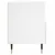 Produktbild 5 för Sängbord vit 40x35x47,5 cm konstruerat trä