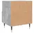Produktbild 9 för Sängbord 2 st betonggrå 40x35x47,5 cm konstruerat trä