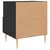 Produktbild 9 för Sängbord 2 st svart 40x35x47,5 cm konstruerat trä